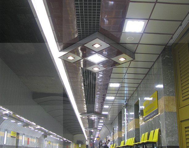 سقف کاذب ایستگاه متروی انقلاب