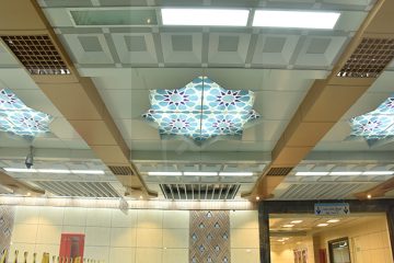 سقف کاذب ایستگاه متروی شهدا