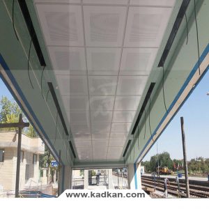 ایستگاه راه آهن نیشابور - سقف کاذب